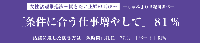 働きたい主婦の叫び